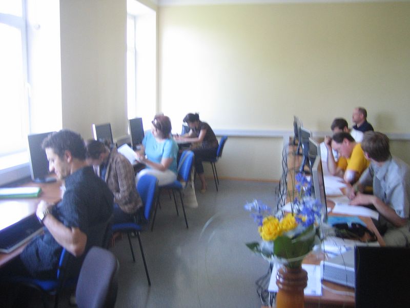 During workshop
